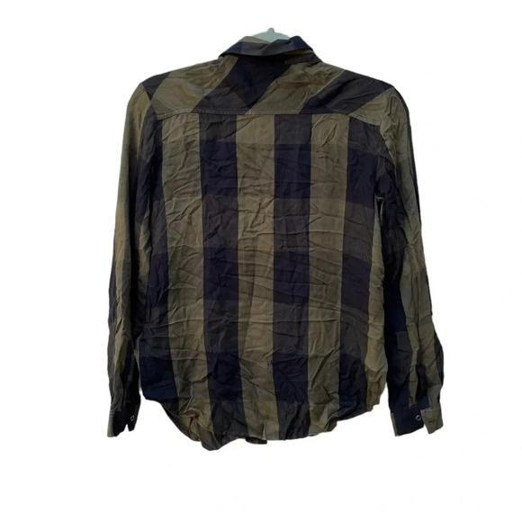 ZARA GREEN AND BLACK FLANNEL - Picture 2 of 5